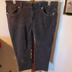 Hydraulic Capris Jeans